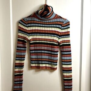 Urban Outfitters Striped Turtleneck